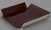 Подложка за кутия за бонбони, кафява: 137x137x034мм, 1 бр.